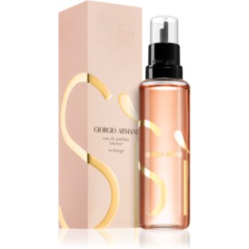Armani Sì Intense Eau de Parfum reincarcabil pentru femei refill - imagine 3